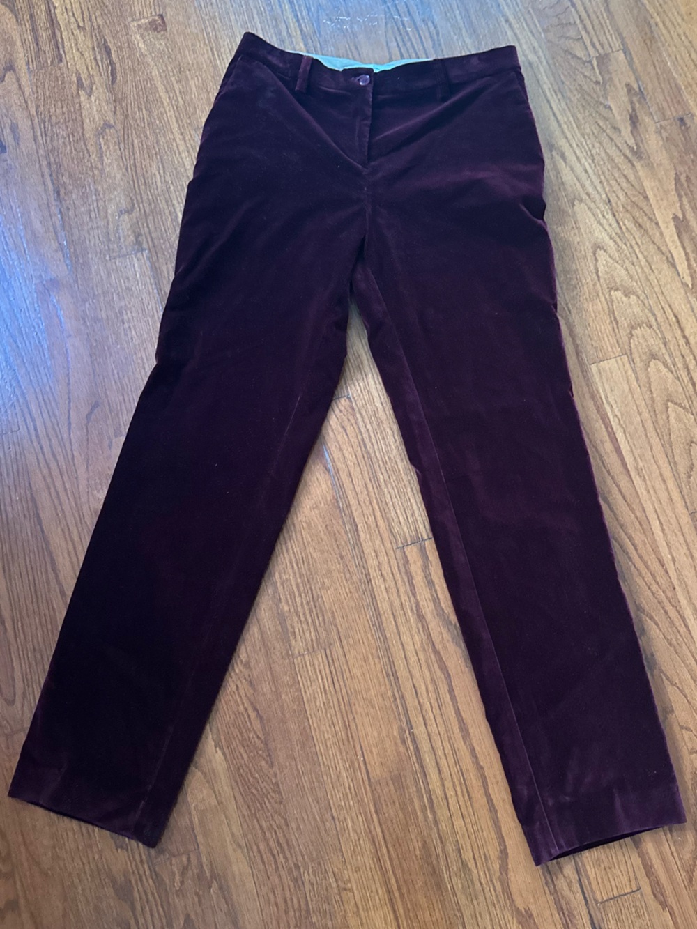 Etro Deep Red / Wine Velvet Trousers